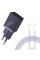 Мережевий зарядний пристрій Baseus GaN5 Fast Charger (mini) 30W (1USB-C) + кабель Type-C to Type-C (P10110902) - Midnight Purple - фото