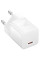 Мережевий зарядний пристрій Baseus GaN5 Fast Charger (mini) 30W (1USB-C) + кабель Type-C to Type-C (P10110902) - Moon White - фото