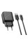 Мережевий зарядний пристрій Hoco CS21A Rich QC3.0 18W (1USB-A) + кабель USB to MicroUSB - Black - фото