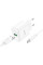 Мережевий зарядний пристрій Hoco C140A Smart QC3.0 18W (1USB-A) + кабель USB to MicroUSB - White - фото