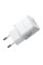 Мережевий зарядний пристрій Baseus Palm Fast Charger 20W (1USB-A/1C) + кабель Type-C to Type-C (P10111608) - Moon White - фото