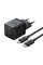 Мережевий зарядний пристрій Baseus Palm Fast Charger 30W (1USB-A/1C) + кабель Type-C to Type-C (P1011160A) - Cluster Black - фото