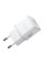 Мережевий зарядний пристрій Baseus Palm Fast Charger 30W (1USB-A/1C) + кабель Type-C to Type-C (P1011160A) - Moon White - фото
