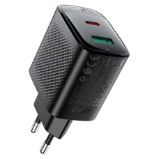 Сетевое зарядное устройство Acefast A106 GaN PD45W (1USB-A/1C) - Black