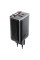 Мережевий зарядний пристрій Acefast A111 GaN With Retractable Cable Type-C PD67W (1USB-A/1C) - Black - фото