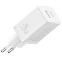 Сетевое зарядное устройство Baseus Cube Pro Fast Charger PD30W (1USB-A/1C) (P10111404) - Moon White