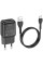 Мережевий зарядний пристрій Hoco C96A (1USB/2.1A) + кабель USB to Type-C - Black - фото