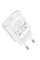 Мережевий зарядний пристрій Hoco C109A Fighter PD20W (1USB-C) - White - фото