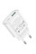 Мережевий зарядний пристрій Hoco C109A Fighter PD20W+QC3.0 (1USB-A/1C) - White - фото