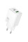 Мережевий зарядний пристрій Hoco N71 Nuevo PD30W+QC3.0 (1USB-A/1C) - White - фото