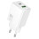 Мережевий зарядний пристрій Hoco N71 Nuevo PD30W+QC3.0 (1USB-A/1C) - White