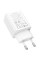 Мережевий зарядний пристрій Hoco N71 Nuevo PD30W+QC3.0 (1USB-A/1C) - White - фото