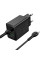Мережевий зарядний пристрій Hoco N71 Nuevo PD30W+QC3.0 (1USB-A/1C) + кабель Type-C to Type-C - Black - фото
