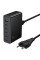 Мережевий зарядний пристрій Hoco C152A Modern PD70W 6in1 (5USB-C і 1USB-A) - Black - фото
