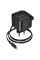 Мережевий зарядний пристрій Hoco C153A Changer With Retractable Cable Type-C PD20W - Black - фото