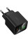 Мережевий зарядний пристрій Hoco CS84A Excellent with digital display PD30W+QC3.0 (1USB-A/1C) - Black - фото