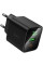 Мережевий зарядний пристрій Hoco CS84A Excellent with digital display PD30W+QC3.0 (1USB-A/1C) - Black - фото