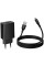 Мережевий зарядний пристрій Hoco CS92A Leader 18W+QC3.0 (1USB-A) + кабель USB to MicroUSB - Black - фото
