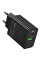 Мережевий зарядний пристрій Hoco CS95A Leader PD30W+QC3.0 (1USB-A/1C) - Black - фото