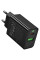 Мережевий зарядний пристрій Hoco CS94A Leader PD20W+QC3.0 (1USB-A/1C) - Black - фото