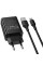 Мережевий зарядний пристрій Hoco CS92A Leader 18W+QC3.0 (1USB-A) + кабель USB to Type-C - Black - фото