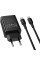 Мережевий зарядний пристрій Hoco CS93A Leader PD20W (1USB-C) + кабель Type-C to Type-C - Black - фото