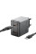 Мережевий зарядний пристрій Borofone BN21 Lena PD40W+QC3.0 (2USB-C) + кабель Type-C to Type-C - Metal gray - фото