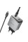 Мережевий зарядний пристрій Borofone BN21 Lena PD40W+QC3.0 (2USB-C) + кабель Type-C to Type-C - Metal gray - фото