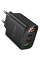 Мережевий зарядний пристрій Borofone BA98A Ilustre with digital display PD30W (1USB-A/2C) - Black - фото