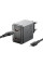 Мережевий зарядний пристрій Borofone BN21 Lena PD40W+QC3.0 (2USB-C) + кабель Type-C to Lightning - Metal gray - фото