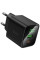 Мережевий зарядний пристрій Hoco CS83A Excellent with digital display PD20W+QC3.0 (1USB-A/1C) - Black - фото