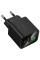 Мережевий зарядний пристрій Hoco CS83A Excellent with digital display PD20W+QC3.0 (1USB-A/1C) - Black - фото