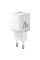 Мережевий зарядний пристрій Baseus Palm Fast Charger 20W (1USB-A/1C) (P10111608) - Moon White - фото