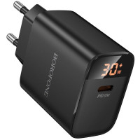 Сетевое зарядное устройство Borofone BA97A PD30W (1USB-C) - Black