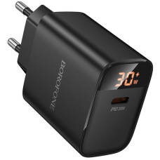 Мережевий зарядний пристрій Borofone BA97A PD30W (1USB-C) - Black
