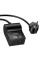 Мережевий зарядний пристрій Hoco AC33 Win 1 position 30W QC+PD (1USB-A/2C/1Socket) (1.5m) - Black - фото