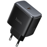 Мережевий зарядний пристрій Hoco C159A Upgrade PD65W (1USB-C) - Black