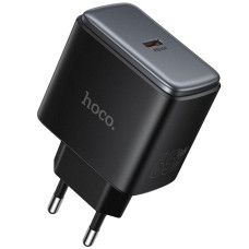 Мережевий зарядний пристрій Hoco C159A Upgrade PD65W (1USB-C) - Black