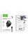 Сетевое зарядное устройство Hoco C158A Upgrade PD45W (1USB-A/1C) + кабель Type-C to Type-C - Black - фото
