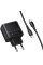 Сетевое зарядное устройство Hoco C158A Upgrade PD45W (1USB-A/1C) + кабель Type-C to Type-C - Black - фото
