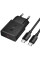 Мережевий зарядний пристрій Hoco N72 Speed ultra-thin PD20W (1USB-C) + кабель Type-C to Type-C - Black - фото