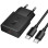 Мережевий зарядний пристрій Hoco N72 Speed ultra-thin PD20W (1USB-C) + кабель Type-C to Type-C - Black