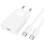 Мережевий зарядний пристрій Hoco N72 Speed ultra-thin PD20W (1USB-C) + кабель Type-C to Type-C - White