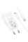 Мережевий зарядний пристрій Hoco N72 Speed ultra-thin PD20W (1USB-C) + кабель Type-C to Type-C - White - фото