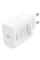 Мережевий зарядний пристрій Hoco C162A Source PD40W (1USB-C) - White - фото