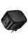 Мережевий зарядний пристрій Hoco CS102A Folding PD30W+QC3.0 (1USB-A/1C) - Black - фото