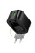 Мережевий зарядний пристрій Hoco CS102A Folding PD30W+QC3.0 (1USB-A/1C) - Black - фото