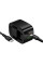 Мережевий зарядний пристрій Hoco CS102A Folding PD30W+QC3.0 (1USB-A/1C) + кабель Type-C to Type-C - Black - фото