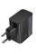 Мережевий зарядний пристрій Hoco CS75A Star Speed PD70W+QC3.0 (1USB-A/2C) - Midnight black - фото