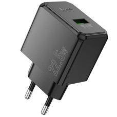 Мережевий зарядний пристрій Hoco CS17A Wish QC3.0 22.5W (1USB-A) - Black